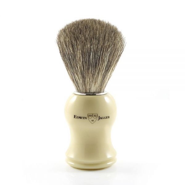 Shaving brush Edwin Jagger 81P37 ivory badger hair