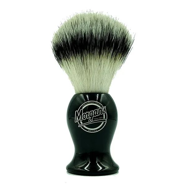 Morgans shaving brush black resin artificial bristles