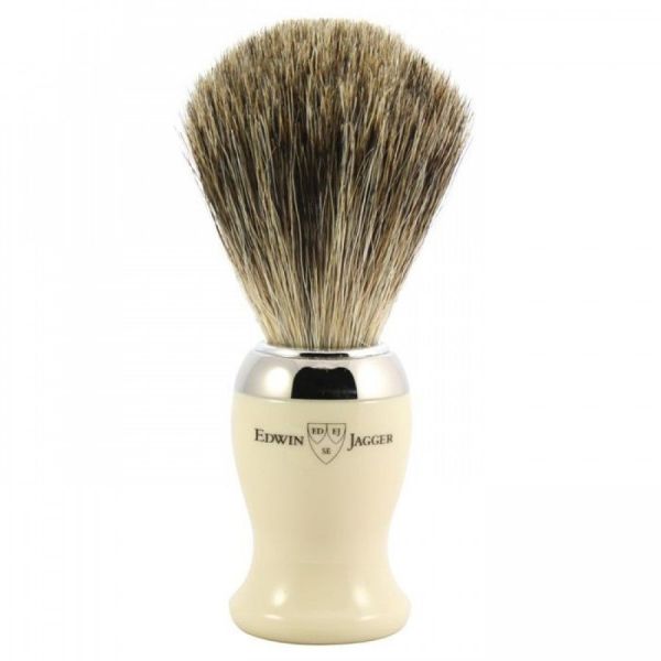 Shaving brush Edwin Jagger 81SB717CR ivory badger hair