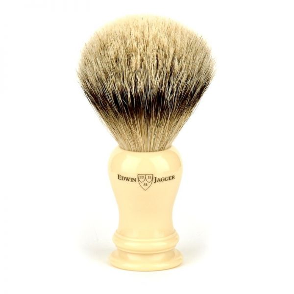 Edwin Jagger IVLSBST shaving brush ivory badger hair