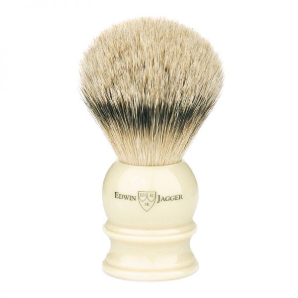 Edwin Jagger EJ467 shaving brush ivory badger hair