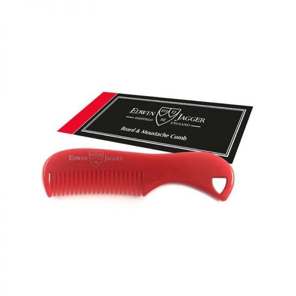 Edwin Jagger beard and mustache comb red