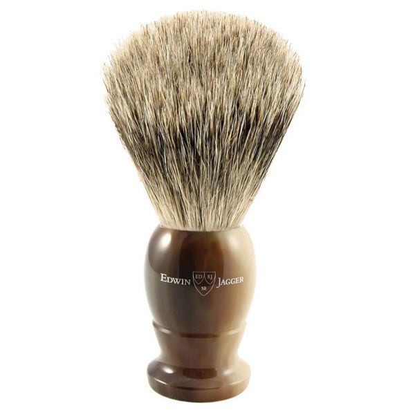 Edwin Jagger 1EJ872 shaving brush dark brown badger hair