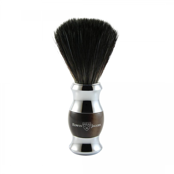 Edwin Jagger shaving brush 21SB362CR dark brown artificial bristles