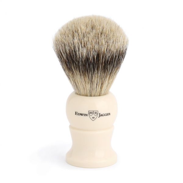 Edwin Jagger EJ287a shaving brush ivory badger hair