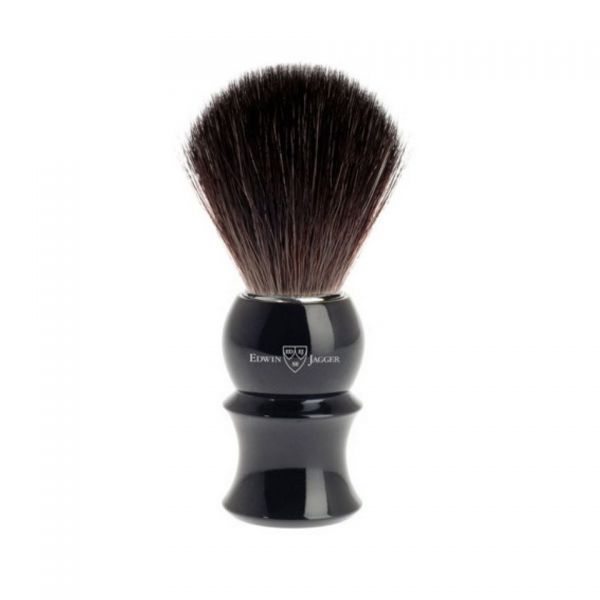 Edwin Jagger shaving brush 21P16 black resin artificial bristles