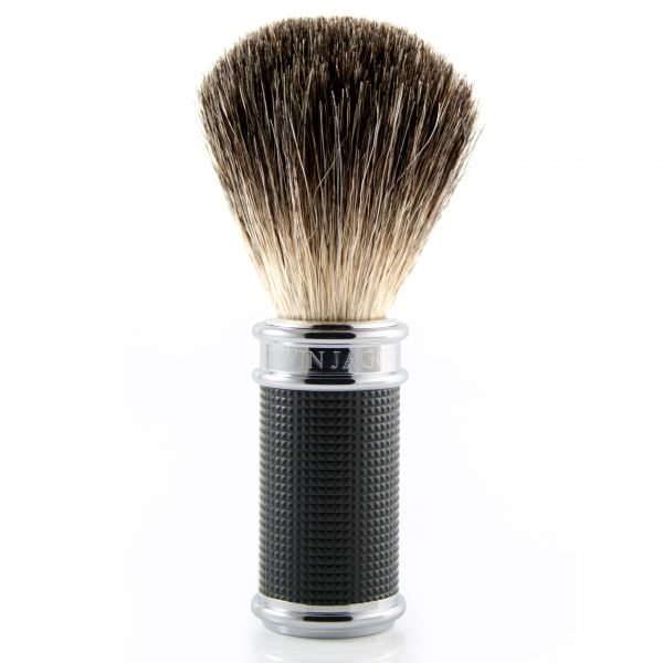 Edwin Jagger shaving brush 81SB3DBC15 diamond effect - chrome badger hair