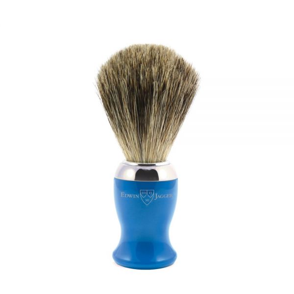 Edwin Jagger shaving brush 81SB713CR dark blue badger hair