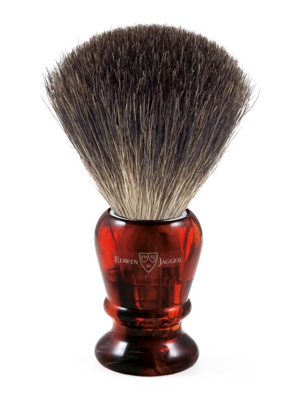 Edwin Jagger brush 81P43 tortoiseshell badger hair