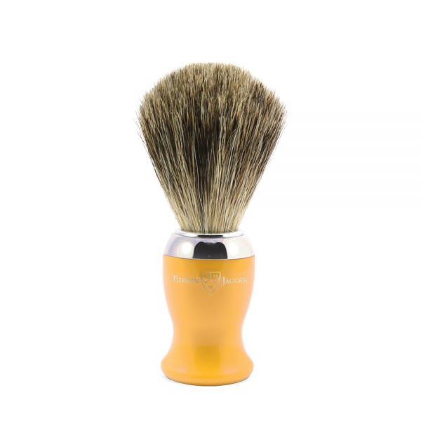 Edwin Jagger shaving brush 81SB714CR yellow badger hair