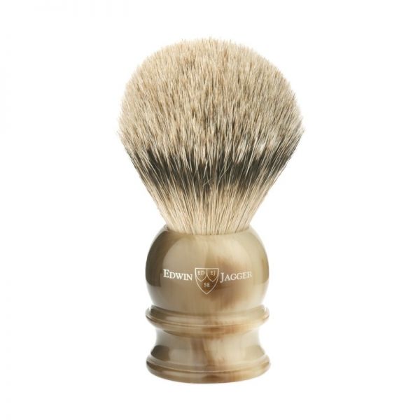 Edwin Jagger EJ462 shaving brush dark brown badger hair